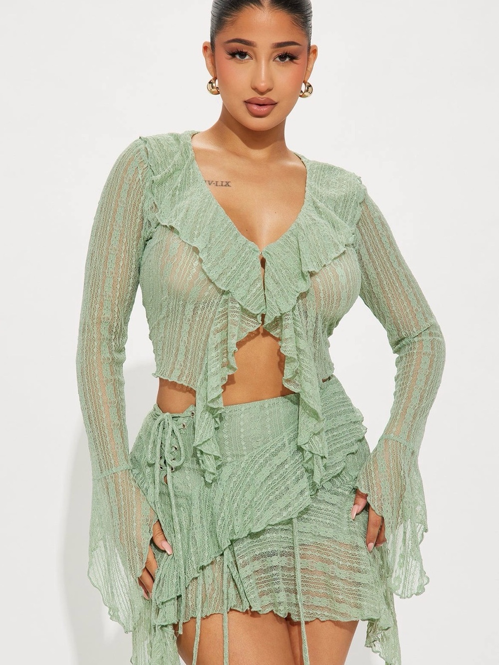 Lace Skirt Set